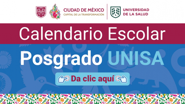 Calendario Escolar Posgrado UNISA