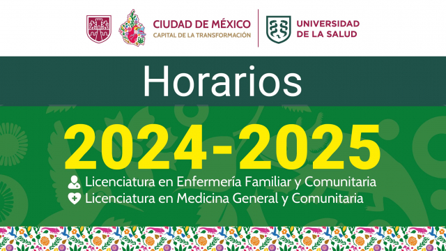 Horarios de las Licenciaturas 2024-2025