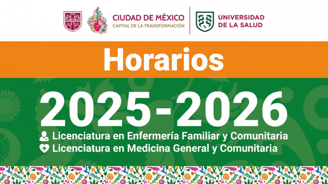 Horarios de las Licenciaturas 2025-2026