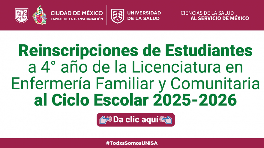 Reinscripciones de Estudiantes a 4° Año de la LEFyC al Ciclo Escolar 2025-2026