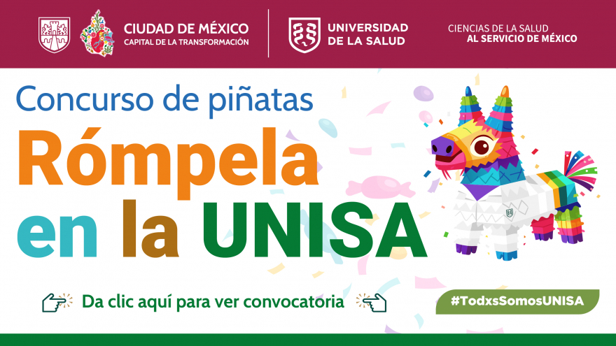 Concurso de piñatas Rómpela en la UNISA