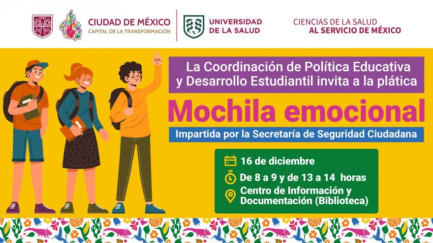 Plática Mochila Emocional