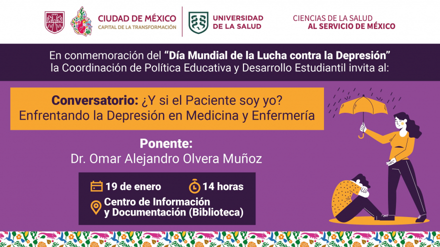 Conversatorio: ¿Y si el Paciente soy yo? Enfrentando la Depresión en Medicina y Enfermería
