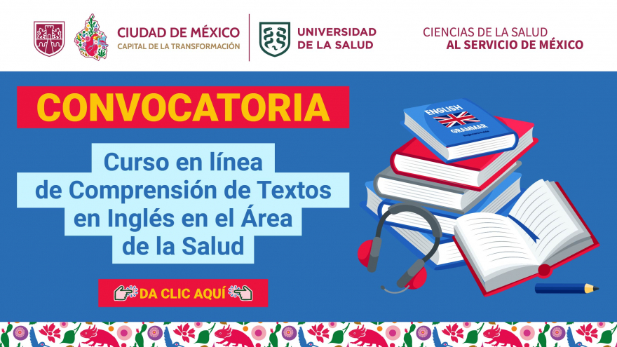 Curso en línea de Comprensión de Textos en Inglés en el Área de la Salud