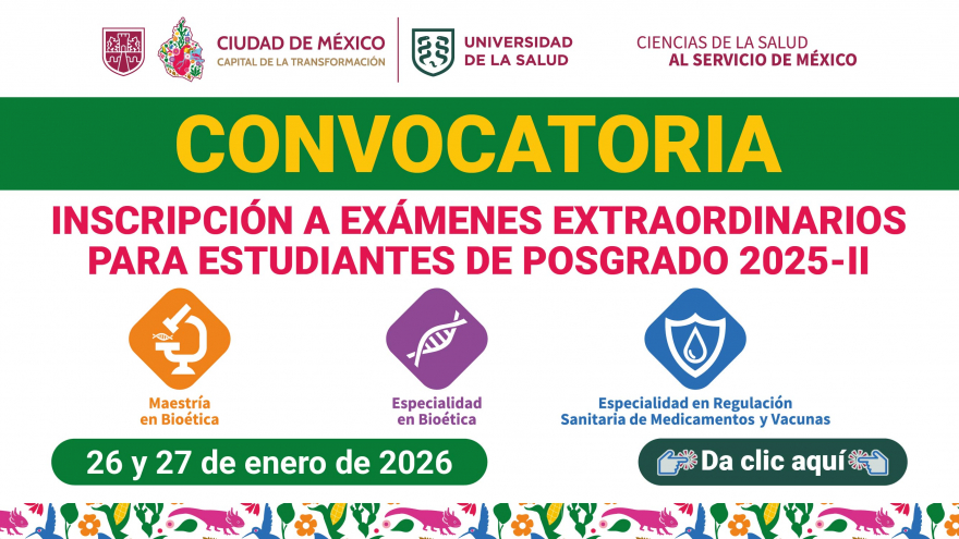 Inscripción a Exámenes Extraordinarios para Estudiantes de Posgrado 2025-II