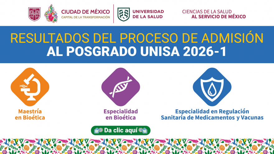 Resultados del Proceso de Admisión al Posgrado UNISA 2026-1