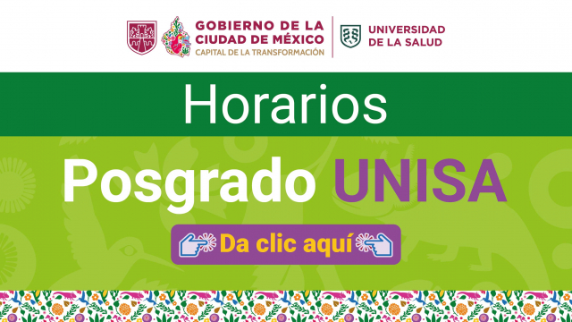 Horarios Posgrado UNISA