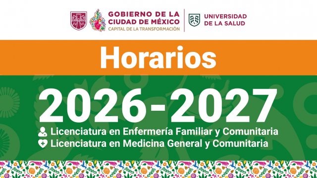 Horarios de las Licenciaturas 2026-2027