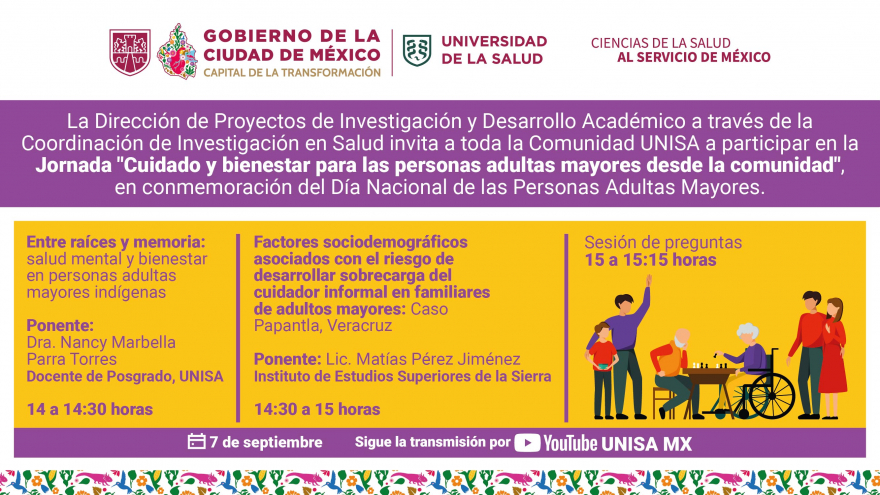 Jornada Cuidado y bienestar para las personas adultas mayores desde la comunidad
