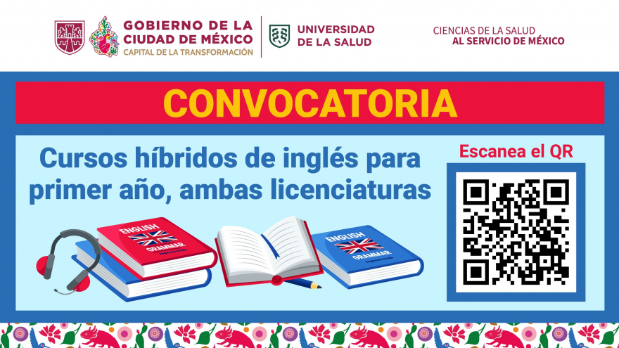 Cursos híbridos de inglés para primer año, ambas licenciaturas