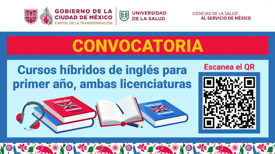 Cursos híbridos de inglés para primer año, ambas licenciaturas